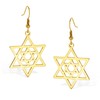 VASSAGO Star of David Earrings for Women Jewish Star with
