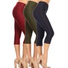 Women's High Waist Stretch Skinny Knit Denim Capri Jeggings Reg-Plus