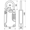 FELGNER KB.G5 Security Box with Shackle / Padlock for Hanging,