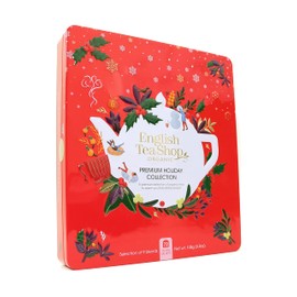 English Tea Shop Premium Holiday Collection Red Gift Tin | 72 Tea Bag Sachets | 108g