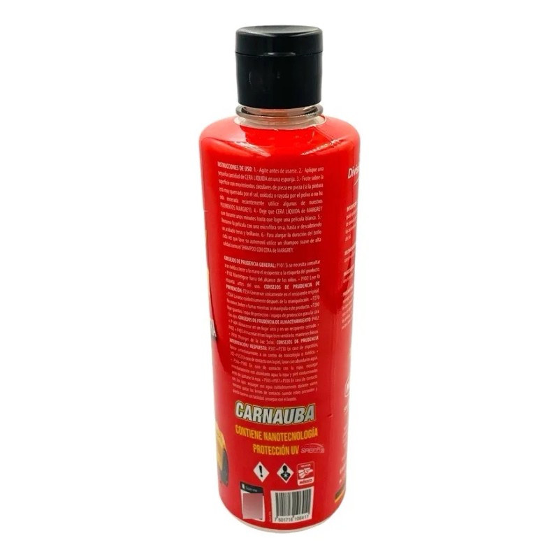 Cera Líquida Para Autos Margrey De Carnauba