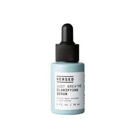 Versed Just Breathe - Suero facial clarificante, mezcla de antioxidantes, niacinamida, sauce blanco y zinc que ayuda a reducir las imperfecciones, descongestionar los poros y calmar el enrojecimiento,