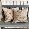 UBING Fall Pillow Covers 18x 18, Blossom & Bird Print