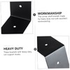 COHEALI 4Pcs Heavy Duty Shape Iron Brackets for Floating Shelves