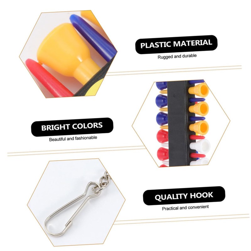 Outanaya Golf Tee Holders Set 4 Pcs Plastic Tee Carriers