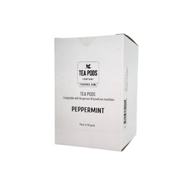 Bulk peppermint pods compatible with Nespresso OriginalLine, peppermint capsules for coffee brewing machine - Pack of 50 pods