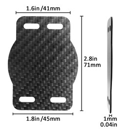 Leg Length Cleat spacers shims for Speedplay Zero for Wahoo Pedals Height: 0.5-2MM Long and Short Leg Adjustment Pads Fitting Shim(1mm)