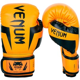 Venum Kids Elite Boxing Gloves- Neo Orange
