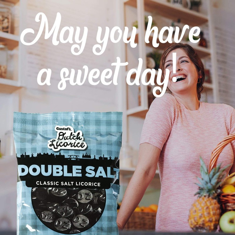 Gustaf's Dutch Licorice Coins Double Salt - 5.2 oz.