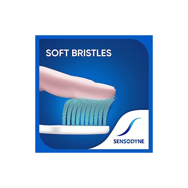 Sensodyne Sensitive Toothbrush Soft Sensitive Teeth, 3 Count (Pack of