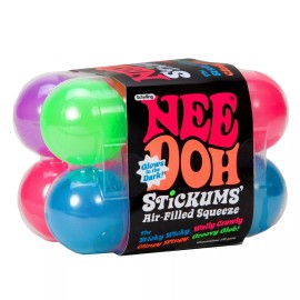 Thames and Kosmos Stickums NEEDOH Air Filled Sticky Squeeze balls Glow 12 pack NEE DOH STUM