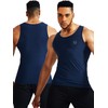 Neleus Men's 3 Pack Dry Fit Compression Tank Top