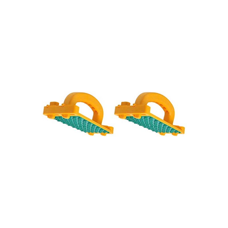 MICROJIG GRR-RIPPER GB-1 Grr-Rip Smart Hook Push-Block, 2-Pack, Yellow