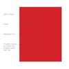 Candy Apple Red Heavyweight, Smooth Cardstock 8.5 x 11 for