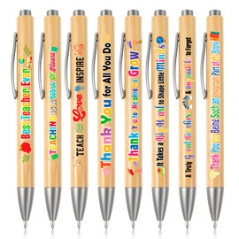 HOWAF 16pcs Teacher Appreciation Pens Teachers Appreciation Gifts Ballpoint Pens Bulk Teacher's Pens Inspirational Thank You Teachers Pen Thank You Teacher Gift for School Office Supplies
