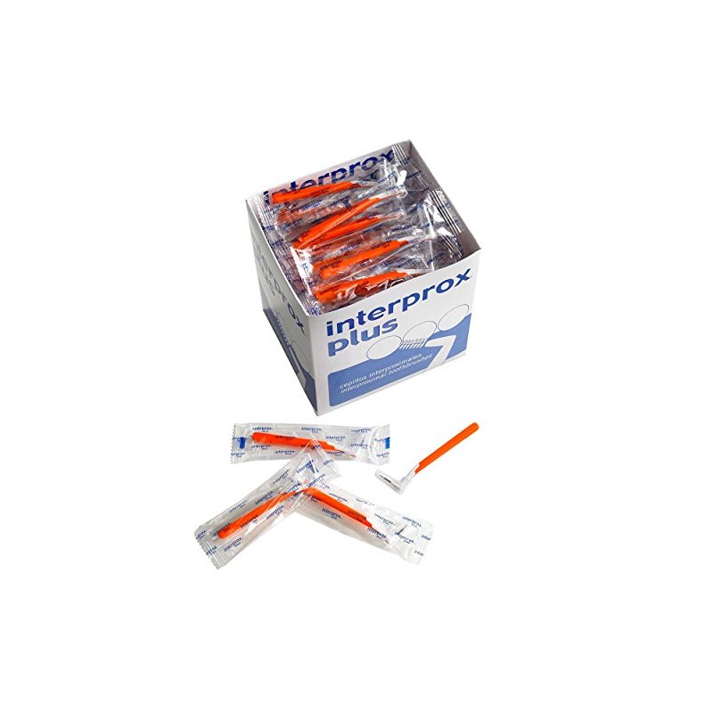 Interprox Plus Interdental Brushes Box of 100 (Orange Super Micro)