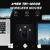 DAREU A955 Lightweight Wireless Gaming Mouse with RGB Charging Dock: