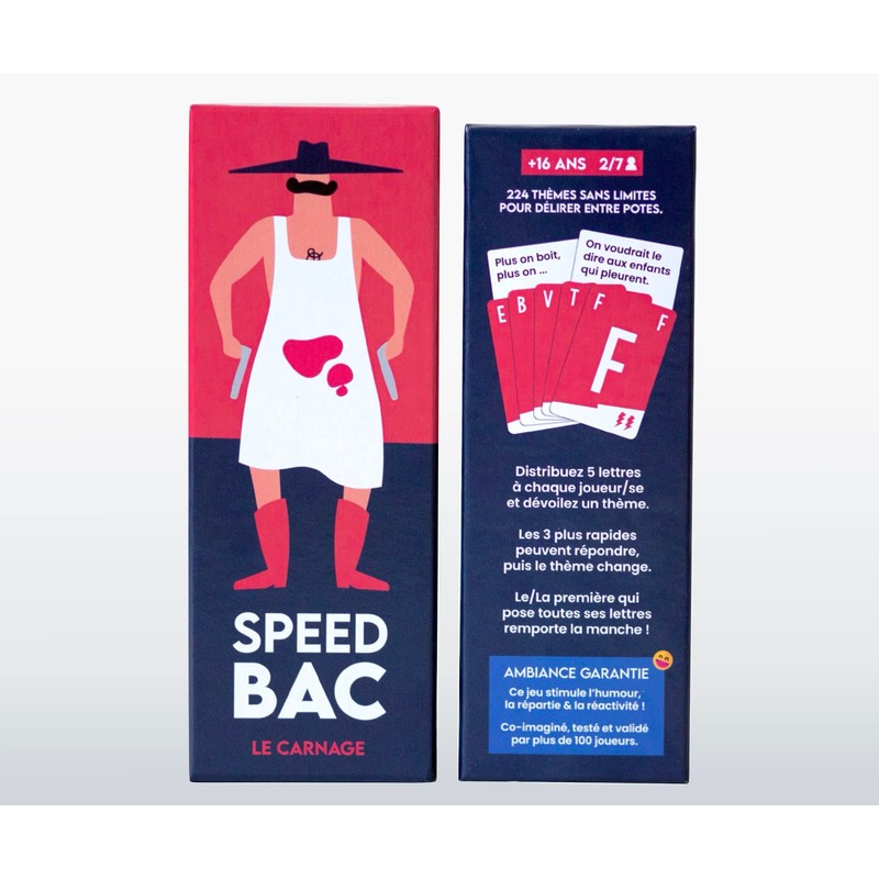 Speed Bac - Adult Board Game - Fast and Insane