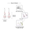 Teardrop Mama/Nana Dangle Earrings for Women - 925 Sterling Silver