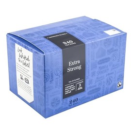 240 x Extra Strong Traditional Tea Bags, Full Bodied Blend, Blue Box, Strength 5, Compostable, 750g