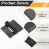 uxcell 2 Pack Heavy Duty Weldable Hinges, 3.54" x 4.13"