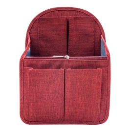 Soyizom Nylon Backpack Organiser Insert for Backpack Rucksack Universal Bag in Bag Men Women Shoulder Tote Bags Handbag Shoulder Bag Organisers,Red