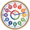 Oyster&Pop Extra Large Learning Clock for Kids - 14 Inch