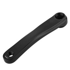 V geby Bicycle Crank Arm Left Single Chain Crank Arm Aluminum Alloy Universal 170mm Bicycle Replacement (Square Hole - Black)