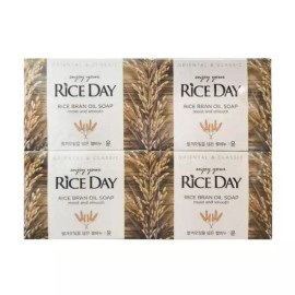 Lion [에스에스_62]라이온 세안비누 라이스데이 클렌징비누 4입 Lion Sensitive Skin Rice Day Cleansing Soap 4ea