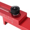 Aluminum Alloy Sawtooth Ruler Woodworking Gap Gauge Depth Measuring Ruler