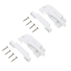 Gadpiparty 2Sets Security Sash Locks Durable Theft Window Lock Accessories for Sliding Doors and Windows Simple Installation and Robust Zinc Alloy Design