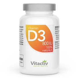 VITACTIV Vitamin D3, High Dose D-Vitamin for the Immune System, Bones and Muscles, Natural Ingredients, Contributes to Normal Calcium Levels (100 Tablets)