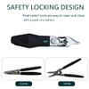 Kowiofame Eagle Beak Nail Clippers 3-Piece Set Black Angled Oblique