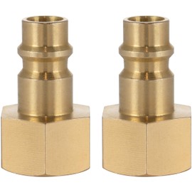 Poppstar 2x Compressed Air Plug Nipple NW 7.2 with 3/8 Inch Internal Thread for Compressed Air Connection