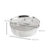 EDZARD Folding ashtray Herald, silver plated, ø 3,9 in