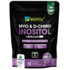 WELLTHY | Myo & D-Chiro Inositol 92 Cápsulas. Mezcla Óptima