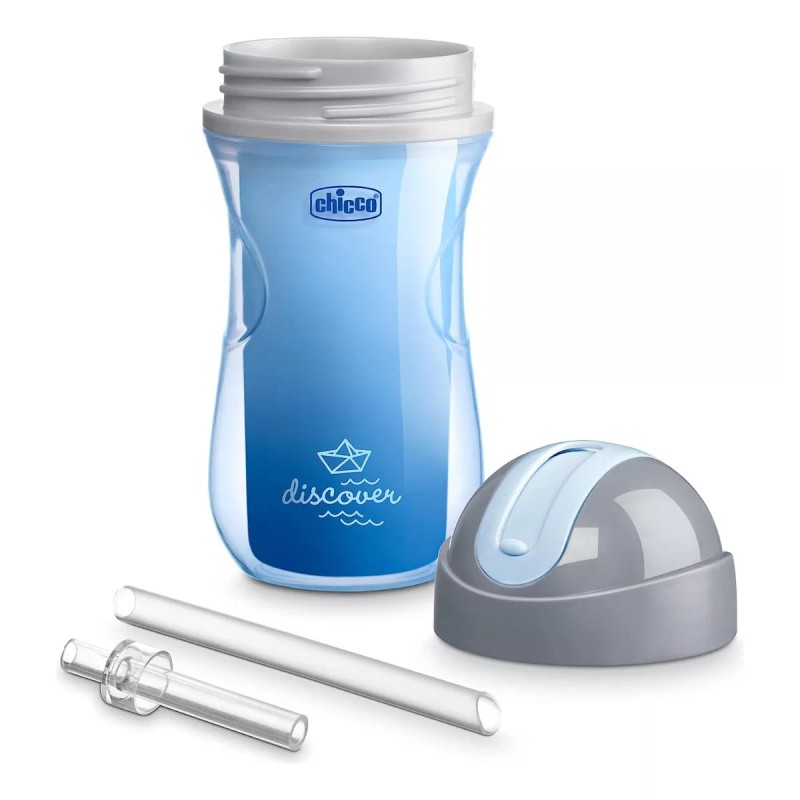 Chicco Vaso Para Sorber Con Tapa Abatible Chicco 2 Piezas