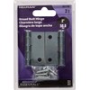 Hardware Essentials 851740 General Purpose Square Corner Hinges Fixed Pin