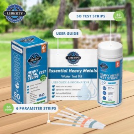 Liberty Gold Standard© Essential Heavy Metals Water Test for Drinking Water - 6