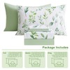 Botanical 6-Piece Queen Bed Sheets Set, Boho Floral Print Brushed