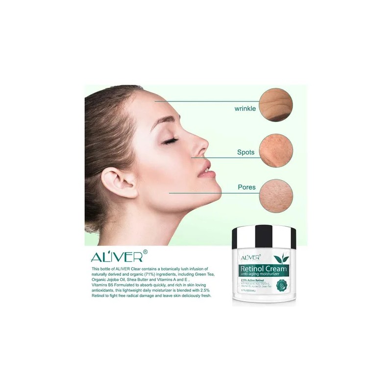 Crema De Retinol Para La Cara, Hidratante Facial Ifudoit Con