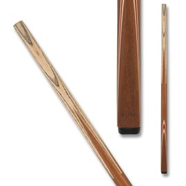Eite ELSNK03 Snooker Pool Cue - Ash Wood, Acacia Wood with White and Red Veneers - 20oz