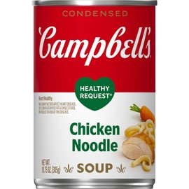 Campbell’s Condensed Healthy Request Chicken Noodle Soup, 10.75 Ounce Cans (Pack of 6)