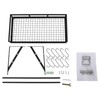 DYRABREST 24 Inch Wall Mounted Pot Rack with 10 Hooks,