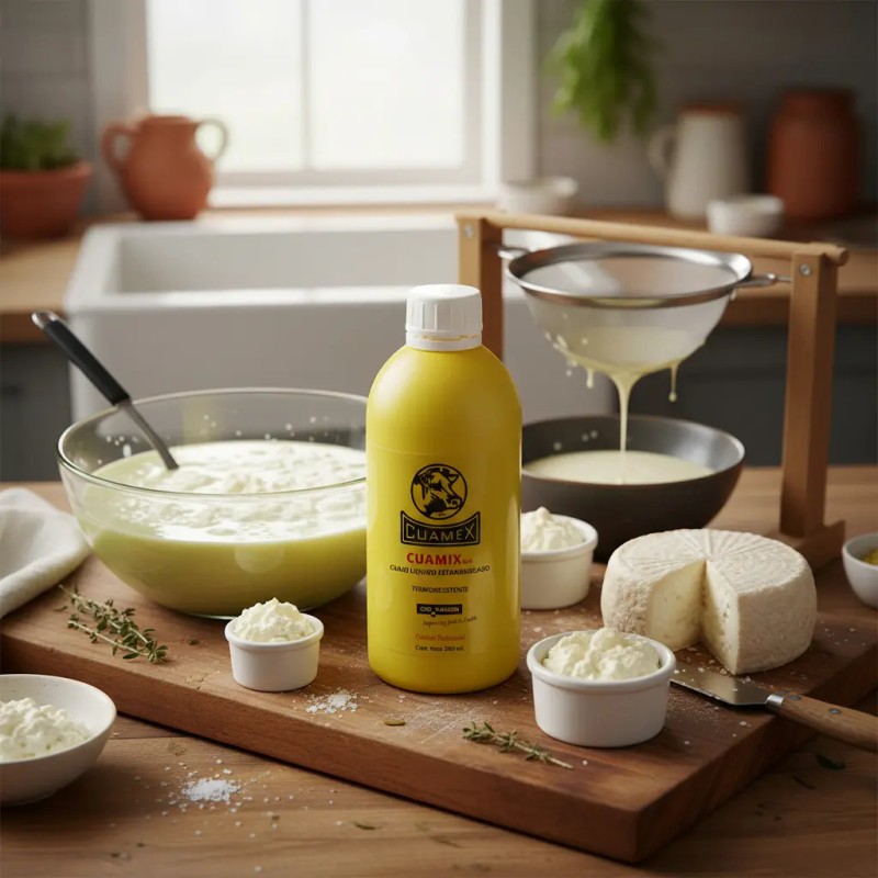 🧀✨ Cuamex Cuajo Líquido Profesional 500ml | Coagulante para Elaboración