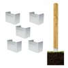 Timber Fence Post Strimmer Protection Guards | Fits 3x3" 75x75mm