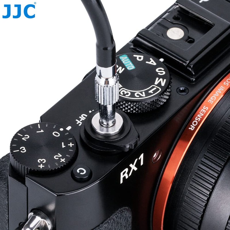 JJC High Quality Mechanical Locking Camera Shutter Release Cable with