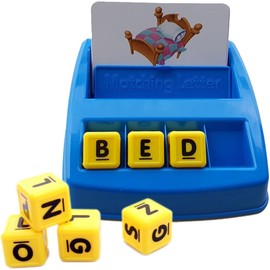 OFKP Early Educational Toddler Word Match and Spell Board Games, Family Fun Games for Kids Children,Parent with Child Play Together