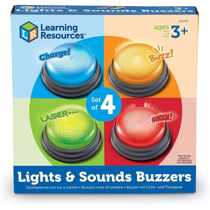 Learning Resources Juego Botones Luz Y Sonidos Learning Resources Niño