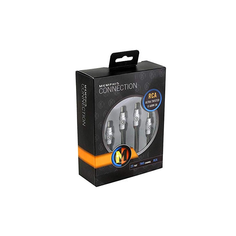 UTPF-25 - Memphis 25' Ultra Twisted Interconnect RCA Cable